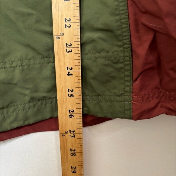 LL Bean Mountain Classic Anorak Women's Size L Hood Color Block Jacket Nylon - Picture 10 of 12